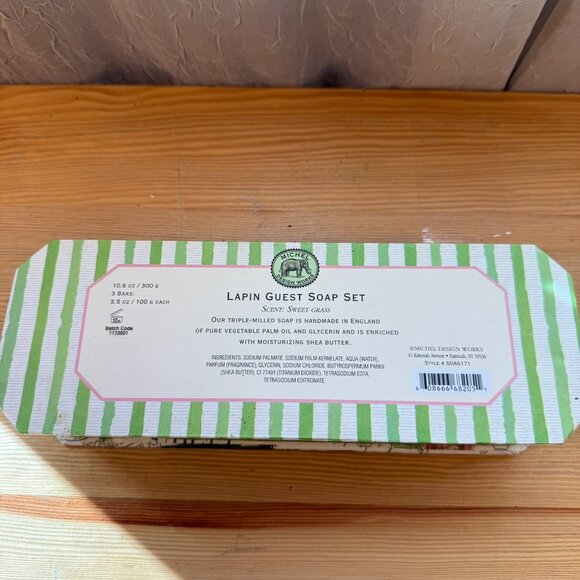 Michel Design Works Lapin Shea Butter Guest Soap. - Picture 4 of 5